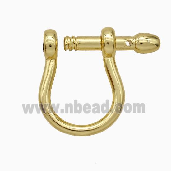 Copper Pendant, Gold Plated