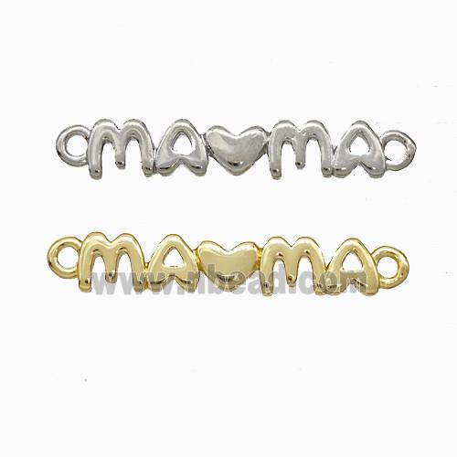 Copper Mama Connector Heart Mixed