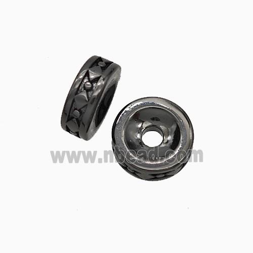 Copper Heishi Beads Black Plated