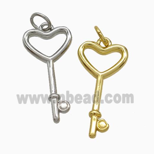 Copper Key Pendant Mixed