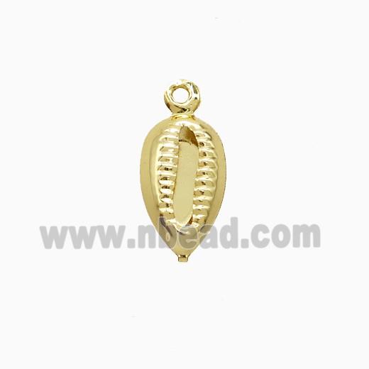 Copper Conch Shell Pendant Gold Plated
