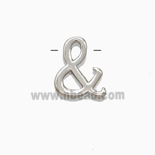 Copper And Signs Pendant Platinum Plated