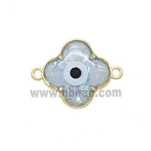 Copper Pendant Pave Resin, Gold Plated