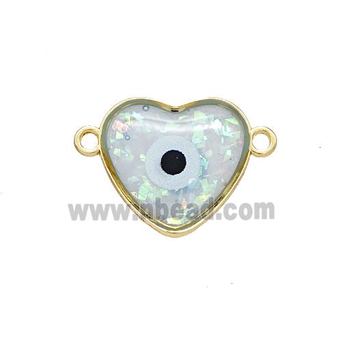 Copper Pendant Pave Resin, Gold Plated