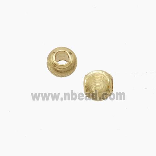 Copper bead, silver plated