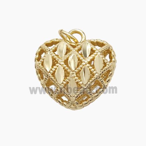 Copper Pendant, Gold Plated