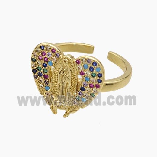Copper Ring, Gold Plated