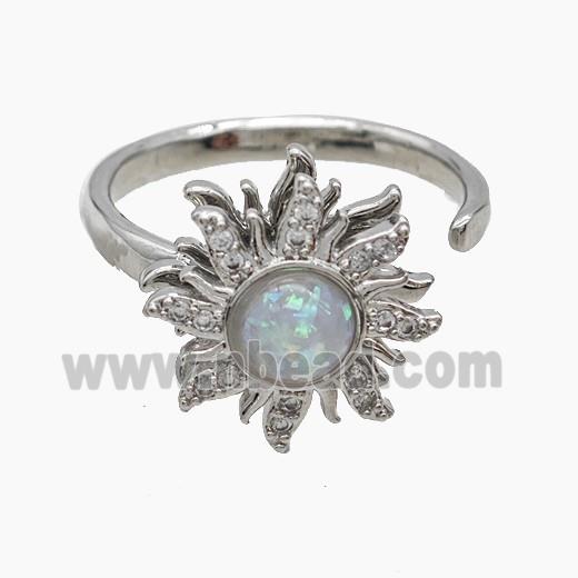 Copper Pendant Pave Zircon, Gold Plated