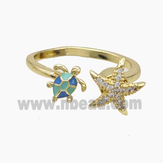 Copper Pendant Pave Zircon, Gold Plated