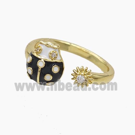 Copper Pendant Pave Zircon, Gold Plated