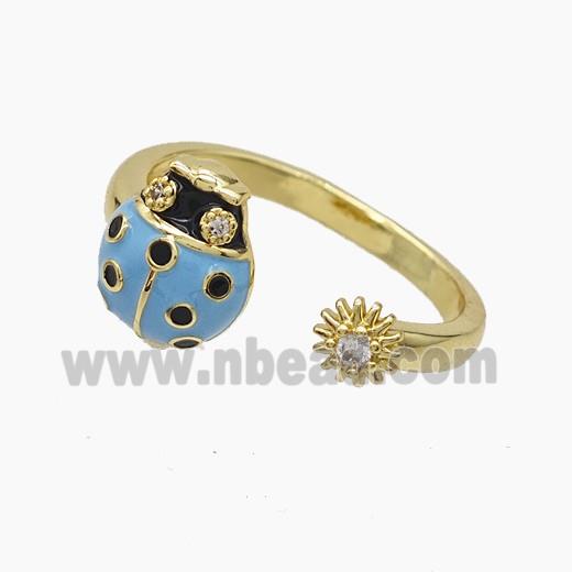 Copper Pendant Pave Zircon, Gold Plated