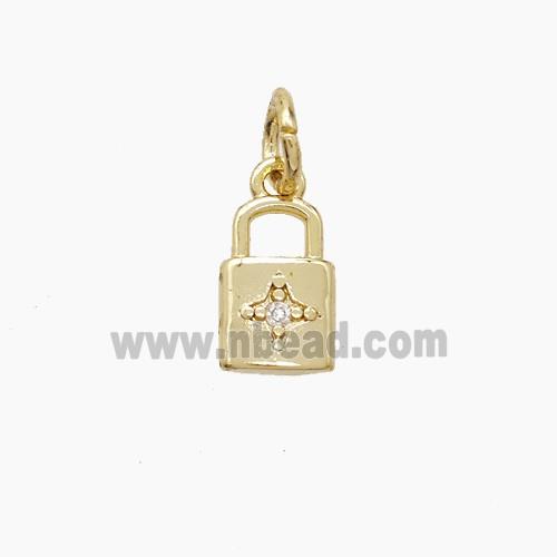 Copper Pendant, Gold Plated
