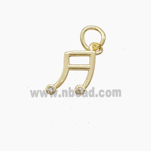 Copper Pendant, Gold Plated