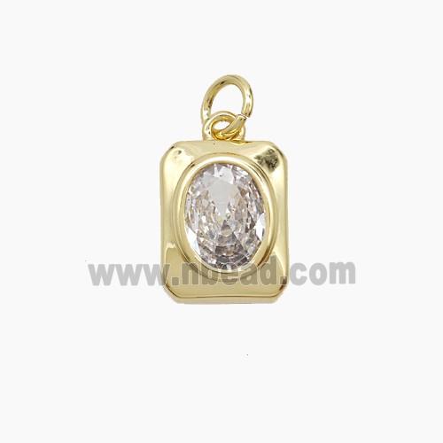 Copper Pendant, Gold Plated