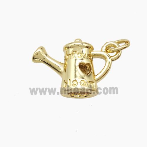 Copper Pendant, Gold Plated