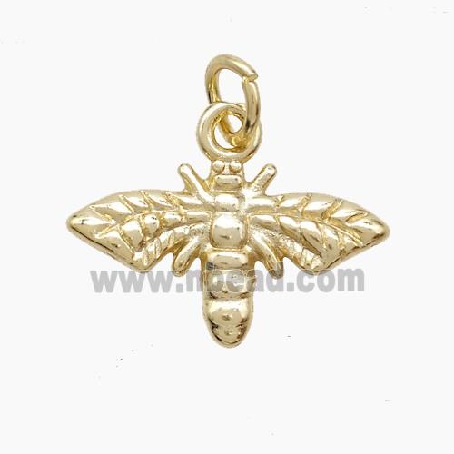 Copper Honeybee Pendant Gold Plated
