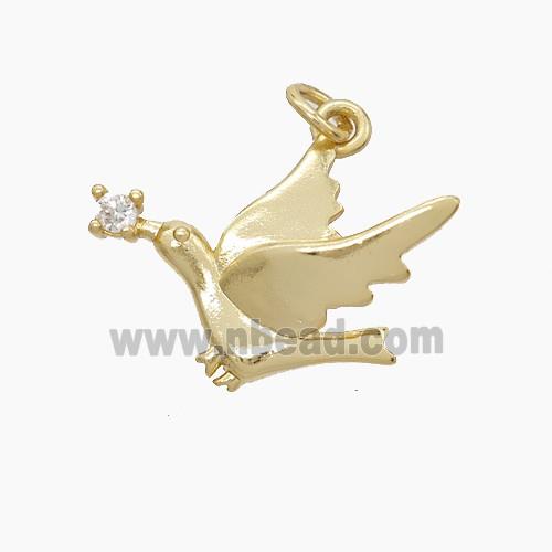 Copper Pendant, Gold Plated