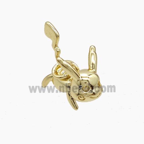 Copper Pendant, Gold Plated