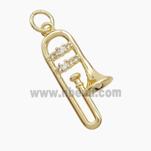 Copper Pendant, Gold Plated