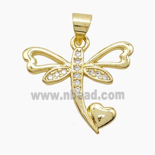 Copper Pendant, Gold Plated