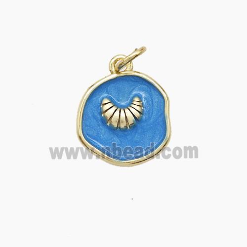 Copper Pendant, Gold Plated