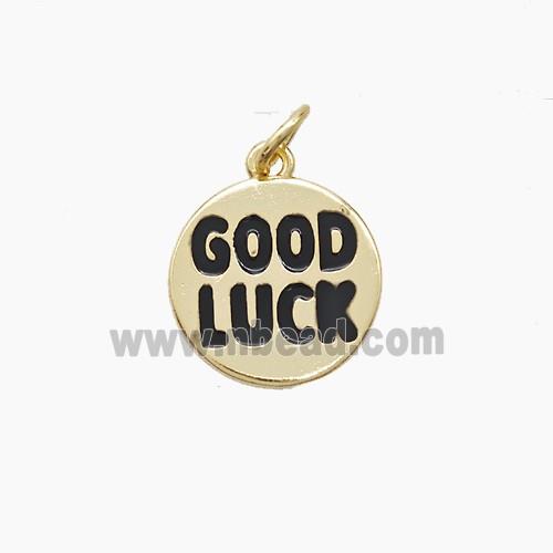 Copper Pendant, Gold Plated