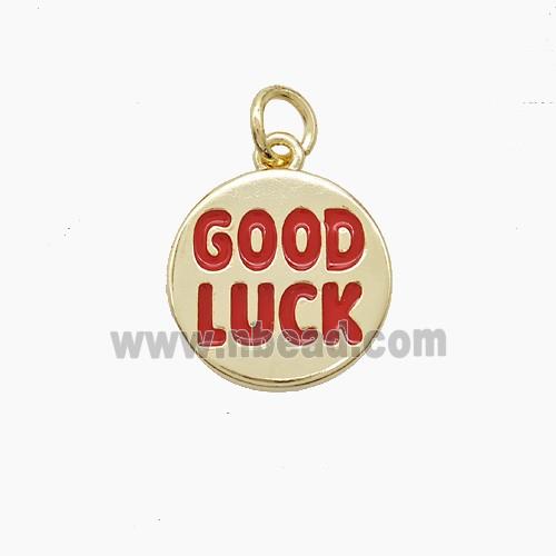 Copper Pendant, Gold Plated