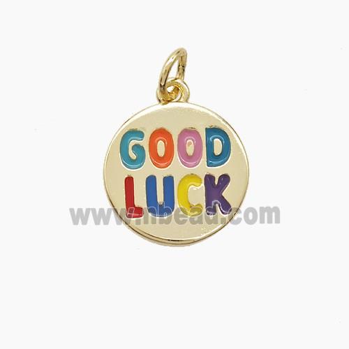 Copper Pendant, Gold Plated