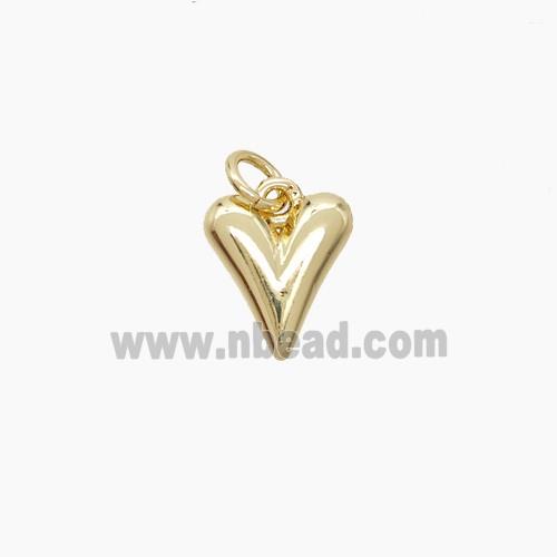 Copper Pendant, Gold Plated