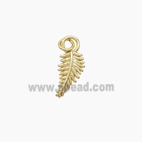 Copper Pendant, Gold Plated