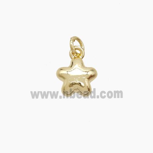 Copper Pendant, Gold Plated