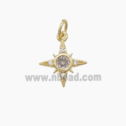 Copper Pendant, Gold Plated