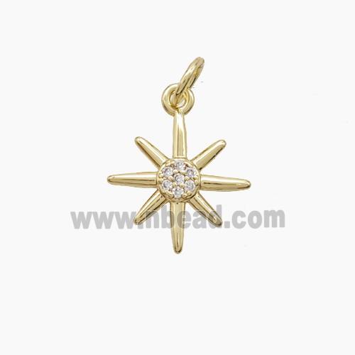 Copper Pendant, Gold Plated