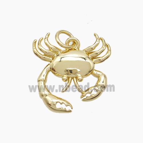 Copper Pendant, Gold Plated