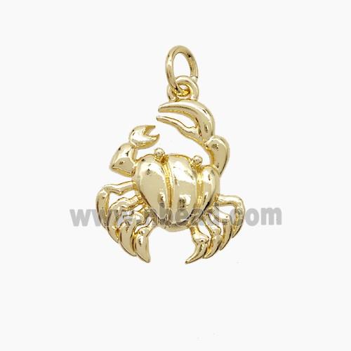 Copper Pendant, Gold Plated