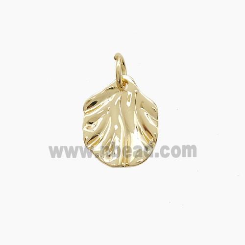 Copper Pendant, Gold Plated