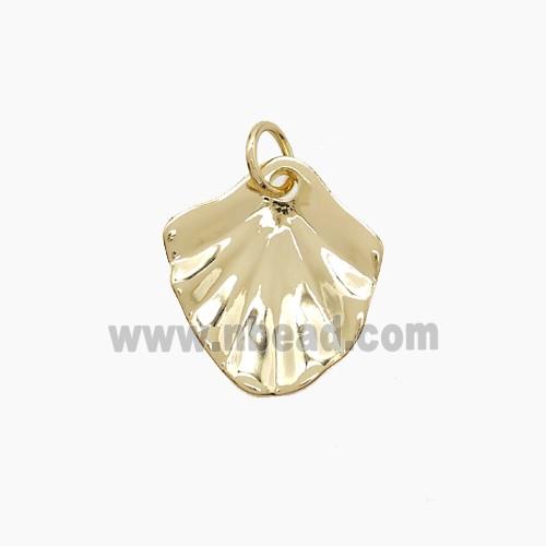 Copper Pendant, Gold Plated