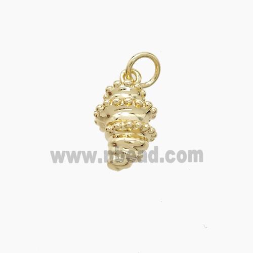 Copper Pendant, Gold Plated