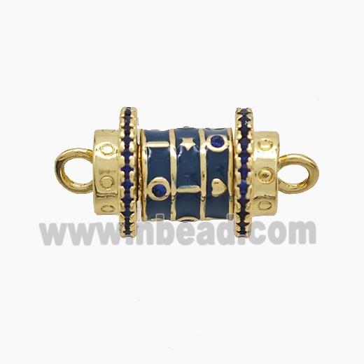 Enamel Copper Connector, Gold Plated