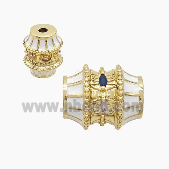 Enamel Copper Connector, Gold Plated