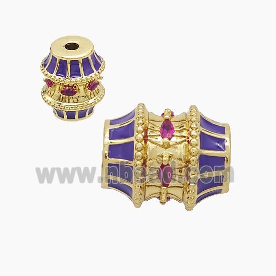 Enamel Copper Connector, Gold Plated