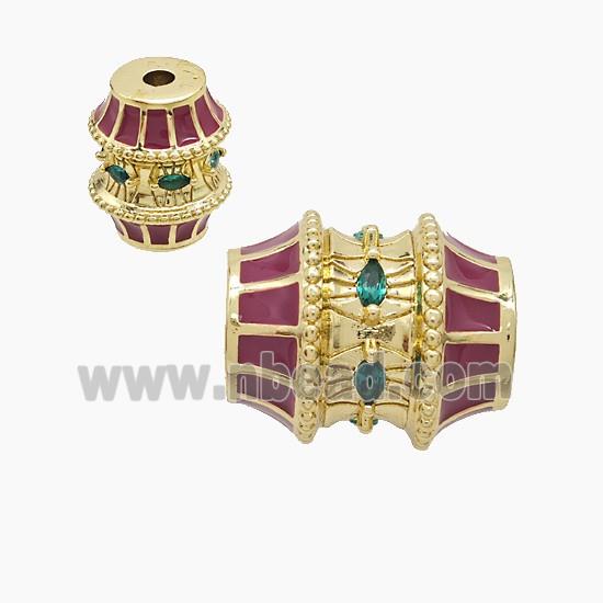 Enamel Copper Connector, Gold Plated