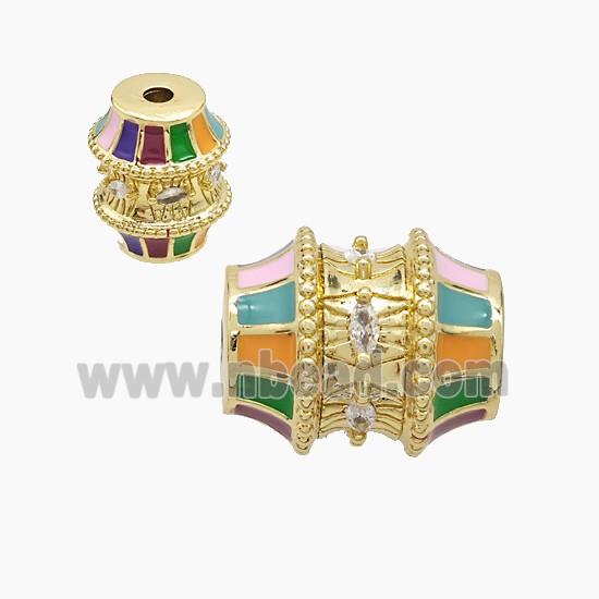 Enamel Copper Connector, Gold Plated