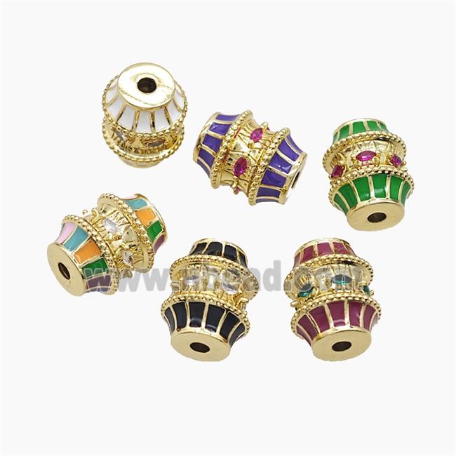 Enamel Copper Connector, Gold Plated