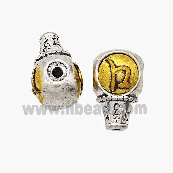 Tibetan Style Copper Guru Beads Antique Silver Gold