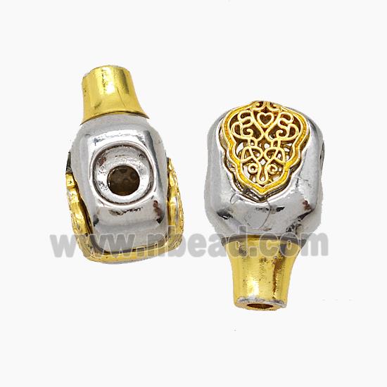 Tibetan Style Copper Guru Beads Antique Silver Gold