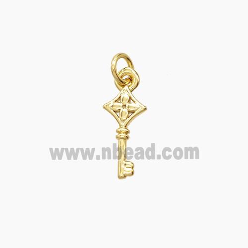 Copper Pendant, Gold Plated