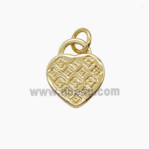 Copper Pendant, Gold Plated