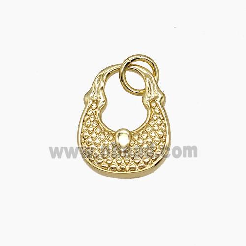 Copper Pendant, Gold Plated