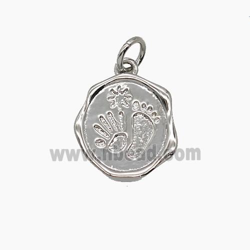 Copper Pendant, Gold Plated